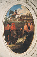 Paolo III e i cardinali in viaggio per Trento